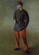 Gustave Caillebotte Soldier Sweden oil painting artist